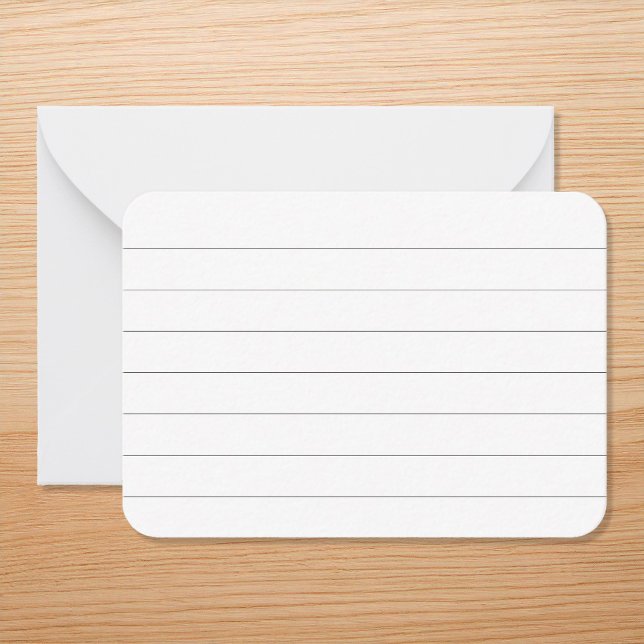 Ruled Index Card (Creator Uploaded)