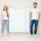 RULED LINED PAPER BLANKET