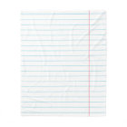 RULED LINED PAPER BLANKET