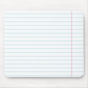RULED PAPER MOUSEPAD