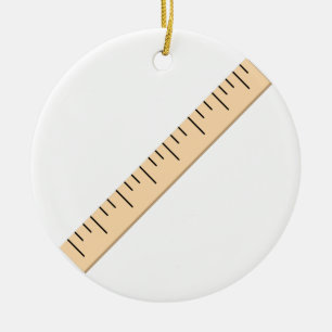 Ruler Ceramic Ornament