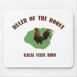Ruler of the Roost Kauai State Bird Mouse Pad