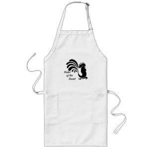"Ruler of the Roost" Stylised Rooster Apron