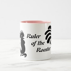 "Ruler of the Rooster" Rooster Ceramic Mug