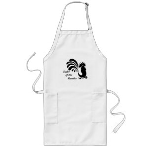 "Ruler of the Rooster" Stylised Rooster Apron