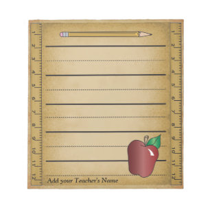 Ruler Paper Notepad