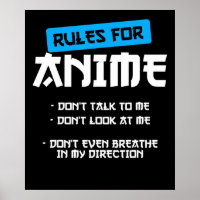 rules anime clothing manga art cosplay otaku gift