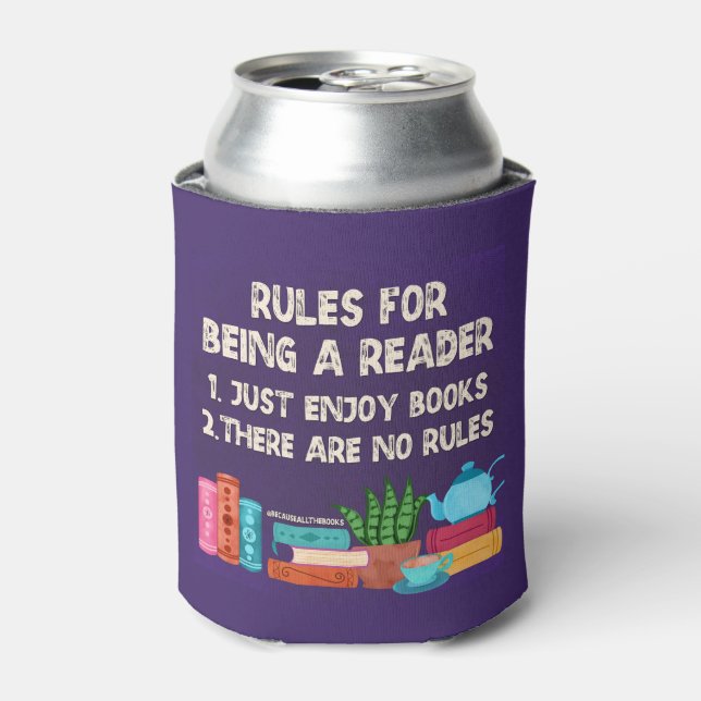 Rules For Being A Reader Can Cooler (Can Front)