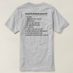 RULES FOR DATING MY DAUGHTER T-Shirt