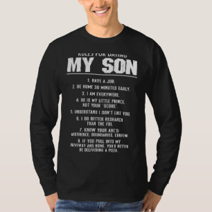 Rules For Dating My Son For Men Father Day T-Shirt