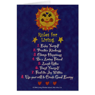 Rules for Living