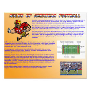 Rules of American Football Photo Print