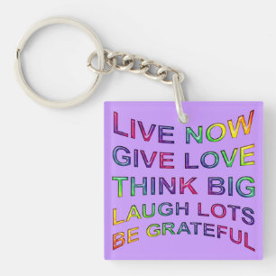 Rules Of Life Key Ring