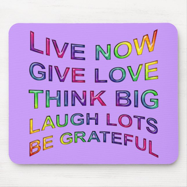 Rules Of Life Mouse Pad (Front)