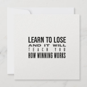 RULES OF WINNING 5.25 x 5.25 card