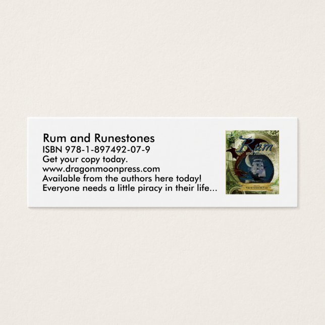 Rum and Runestones Skinny Cards (Front)