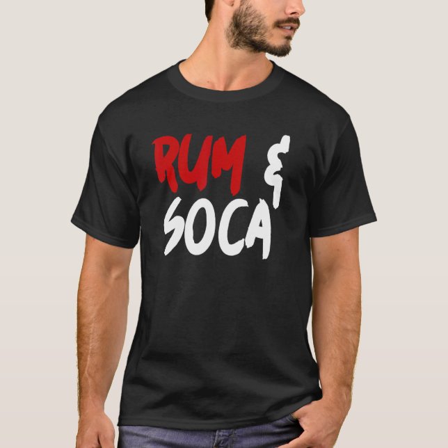 Rum and Soca T-Shirt (Front)