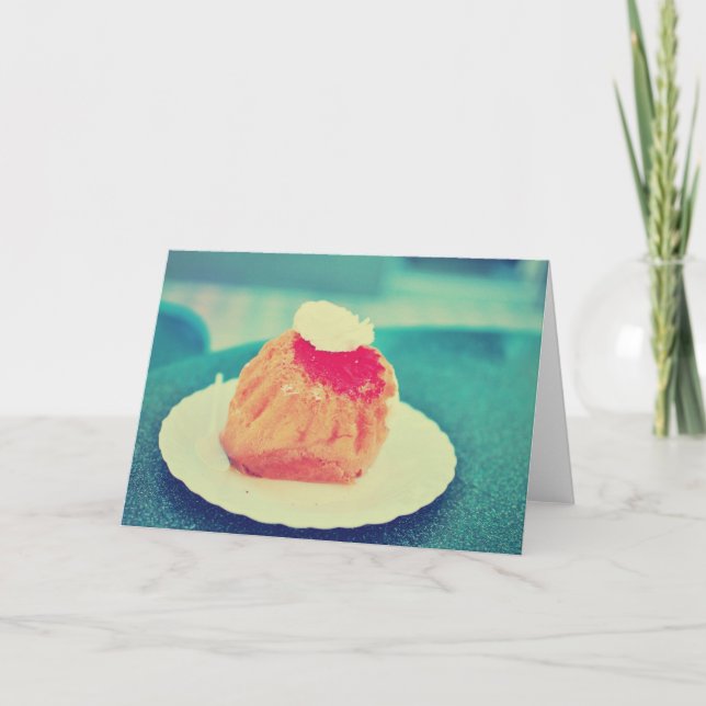 Rum baba greeting card (Front)