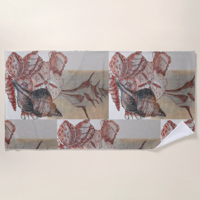 Rum Cay Beach Towel (Front)