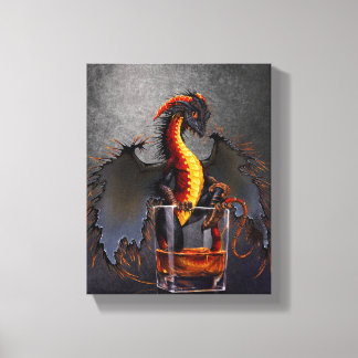 Rum Dragon 8x10 Canvas Print