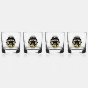 Rum Drinker Gift Whiskey Glass