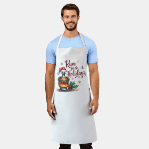 Rum For The Holidays Apron