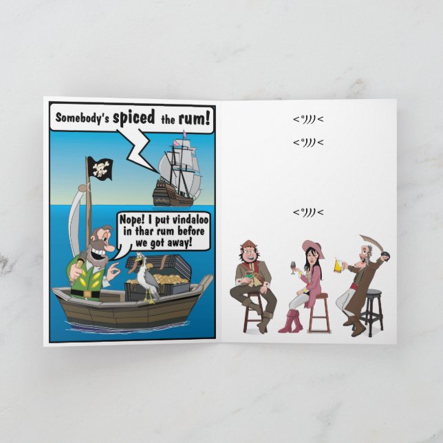 RUM JOKE. CARD (Inside)