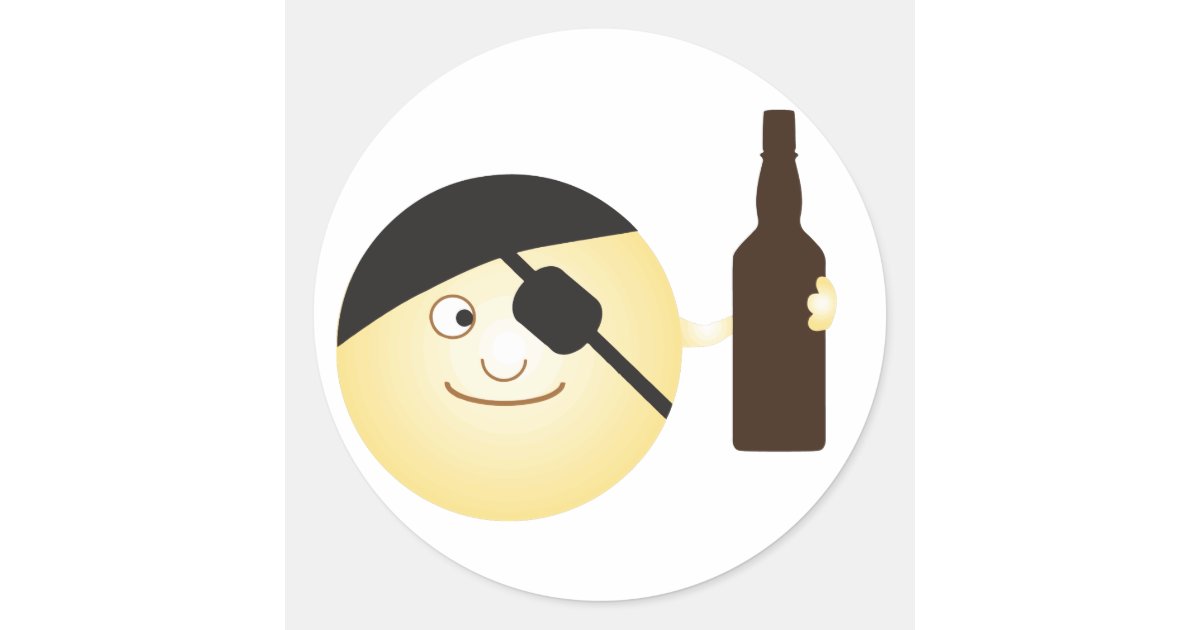 Rum Loving Pirate Emoji Stickers Zazzle