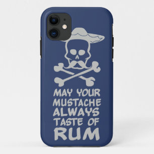 Rum Moustache custom colour iPhone case