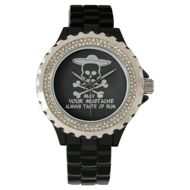 Rum Moustache custom watches (Front)