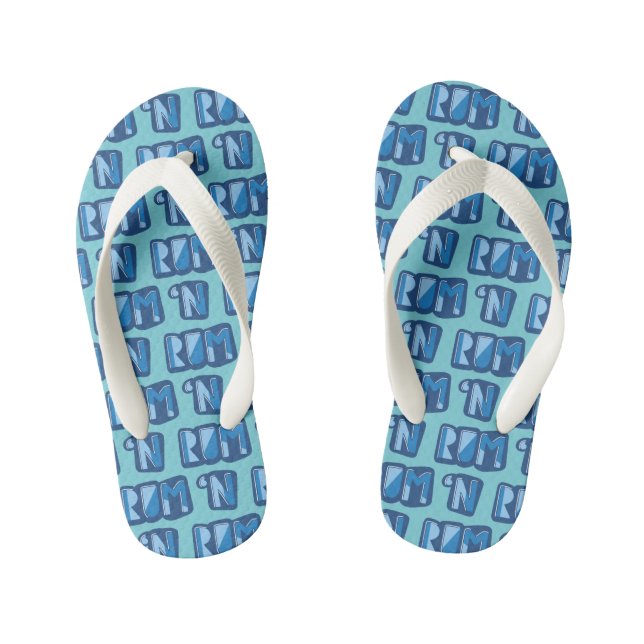 Rum 'n Yorkshire British Slang Flipflops (Footbed)