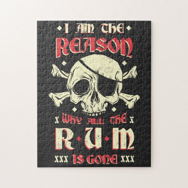 Rum Pirate Jigsaw Puzzle (Vertical)