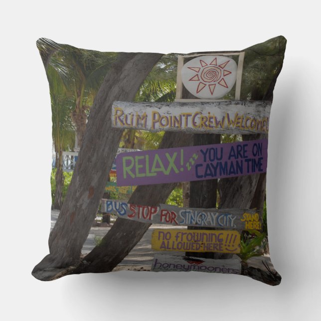 Rum Point Grand Cayman Cushion (Front)