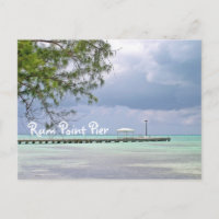 RUM POINT PIER/DARK SKY/GREEN WATER WITH SHADOWS