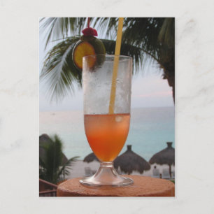 Rum Punch Drink Postcard