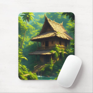 Rumah di Tepi Sungai - A Riverside Home Mouse Pad