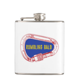 Rumbling Bald Climbing Carabiner Hip Flask