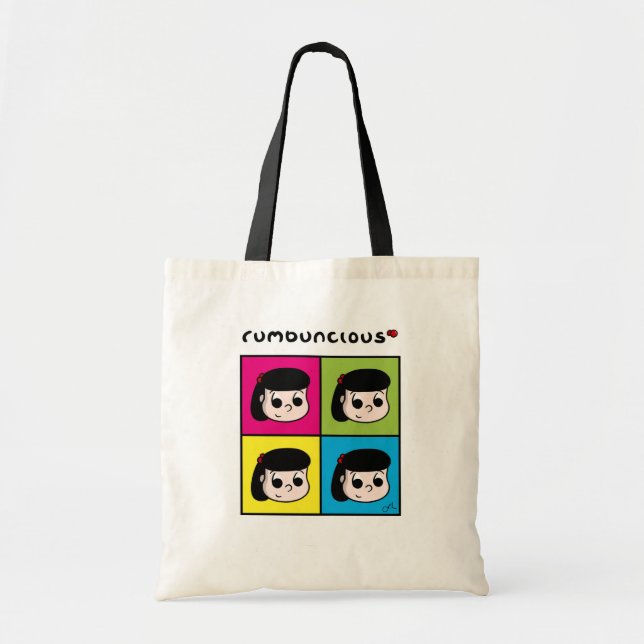 rumbuncious™ Rumi Pop Art Tote Bag (Front)