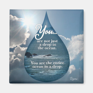 Rumi - A Drop in the Ocean Magnet