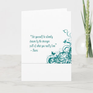 Rumi love quote card