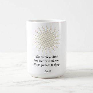 Rumi Morning Poetry Coffee Mug