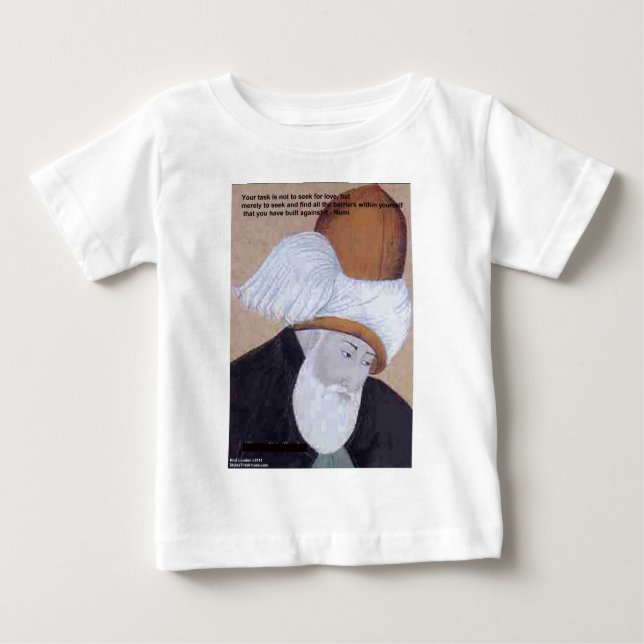 Rumi "Obstacles Of Love" Quote On Gifts Tees Cards (Front)