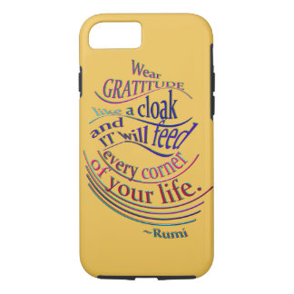Rumi on Gratitude iPhone 8/7 Case