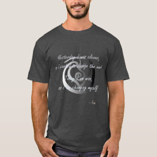 Rumi poet inspiring quote full of wisdom and T-Shirt