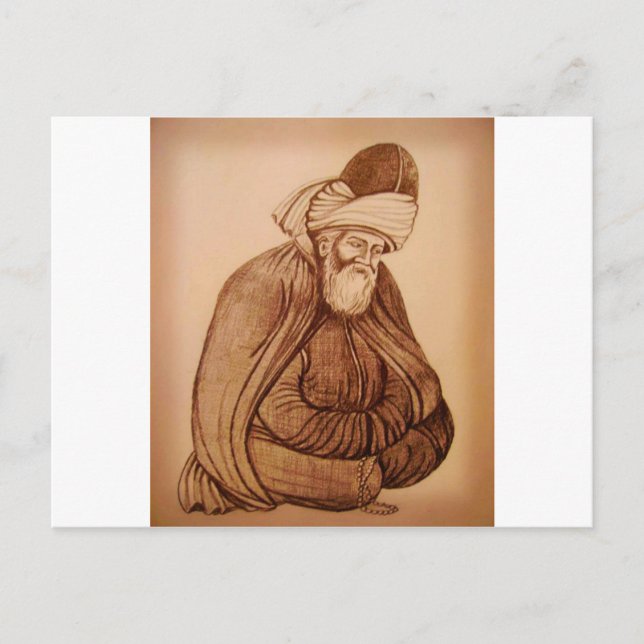 rumi postcard (Front)