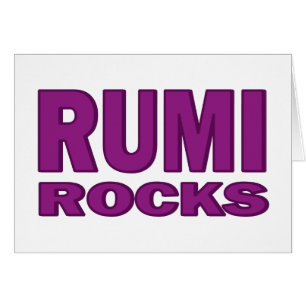 Rumi Rocks