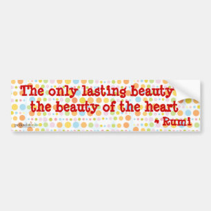 Rumi: The Only Lasting Beauty Sticker