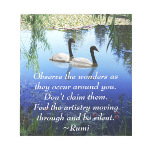 Rumi The wonders Notepad