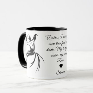 Rumi Valentine Love you poetry Mug popular