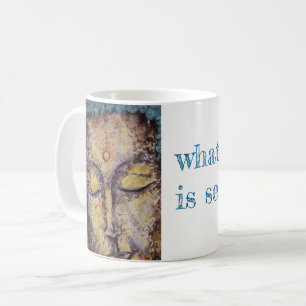 Rumi Zen Quote Buddha Art Coffee Mug